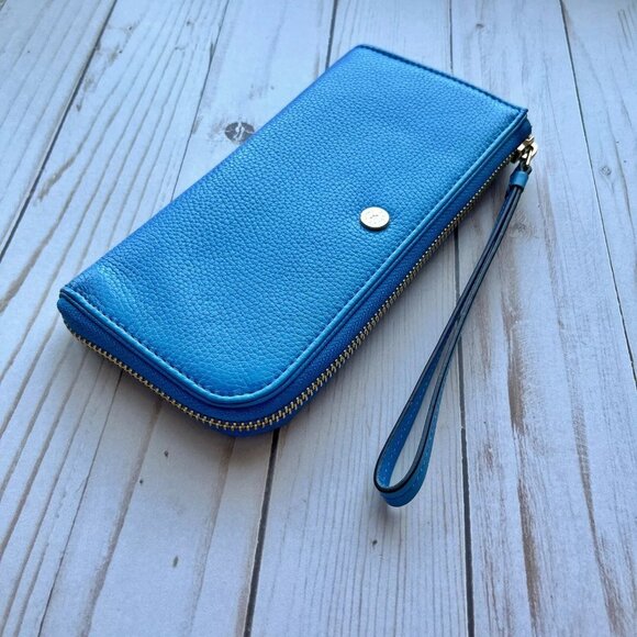 Radley London Selby Crescent Leather Wallet Azure - Picture 4 of 6